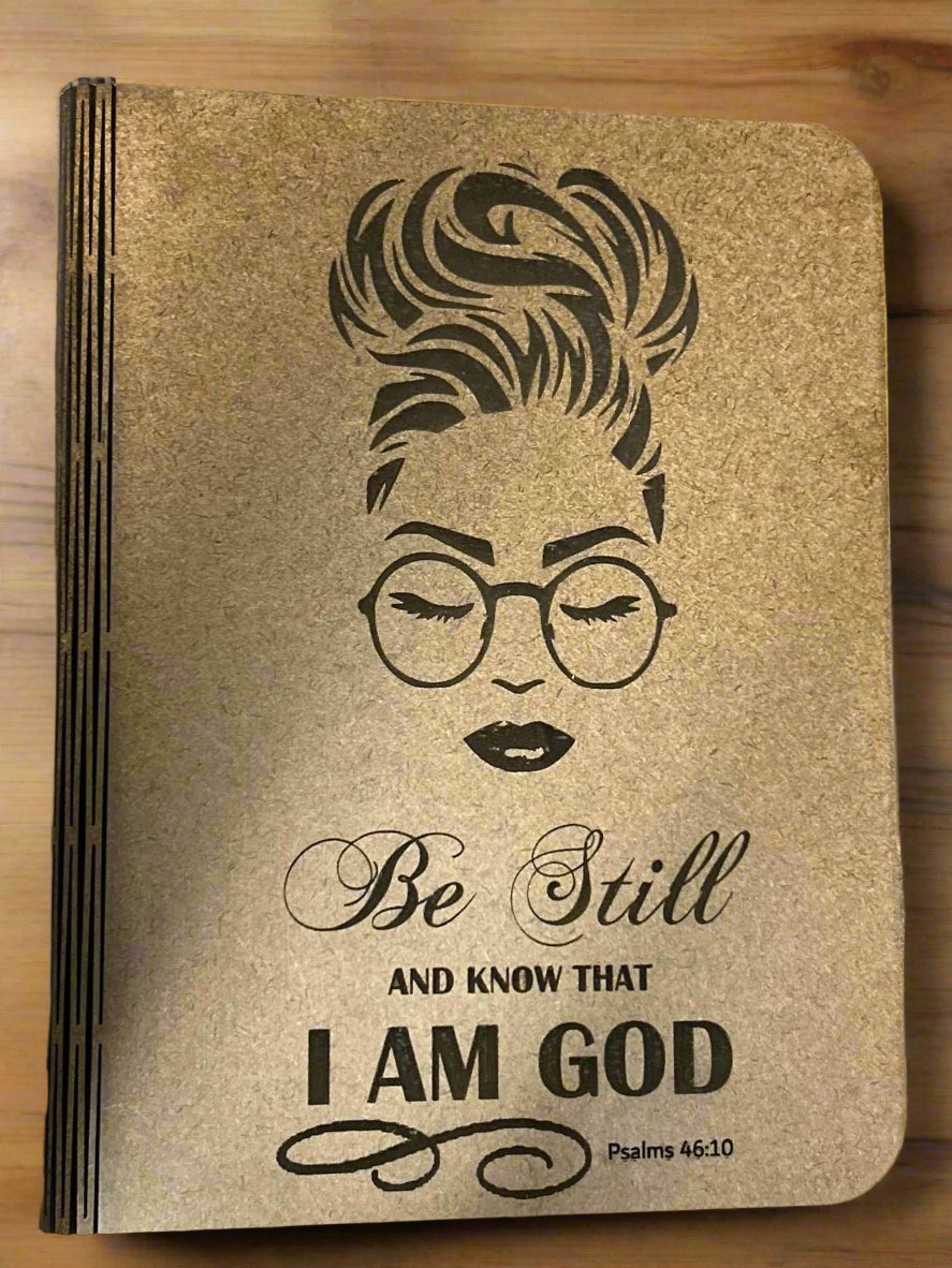 Wooden Spiral Journal - Psalms