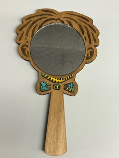 Mirror - Young African American Boy with Locs