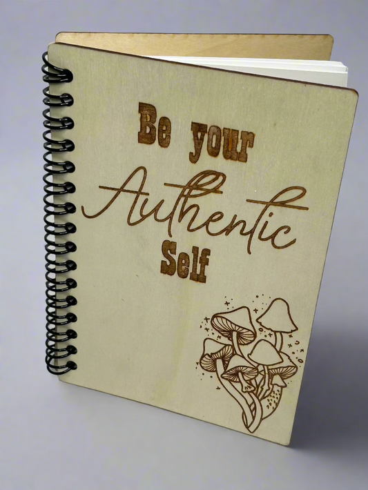 Wooden Spiral Journal - Authentic