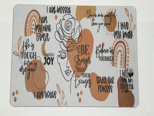 Mouse Pad - Boho Affirmation