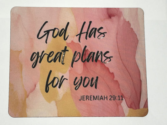 Mousepad - God Has Great Plans For You