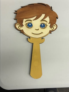 Mirror - Caucasian Blue-Eyed Boy