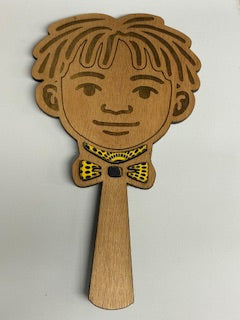 Mirror - Young African American Boy with Locs