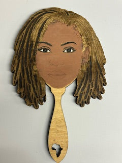 Mirror - African American Woman with Locs