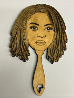 Mirror - African American Woman with Locs